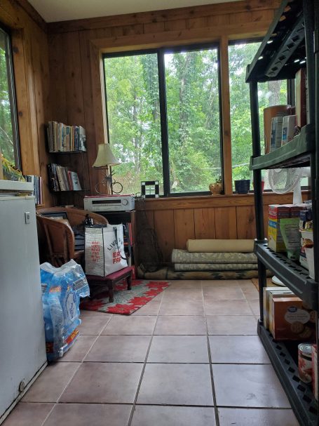 Sunroom / Storage AFTER Sunroom/Storage After